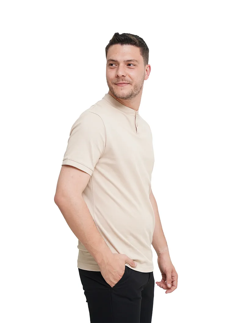 Polo en piqué de coton